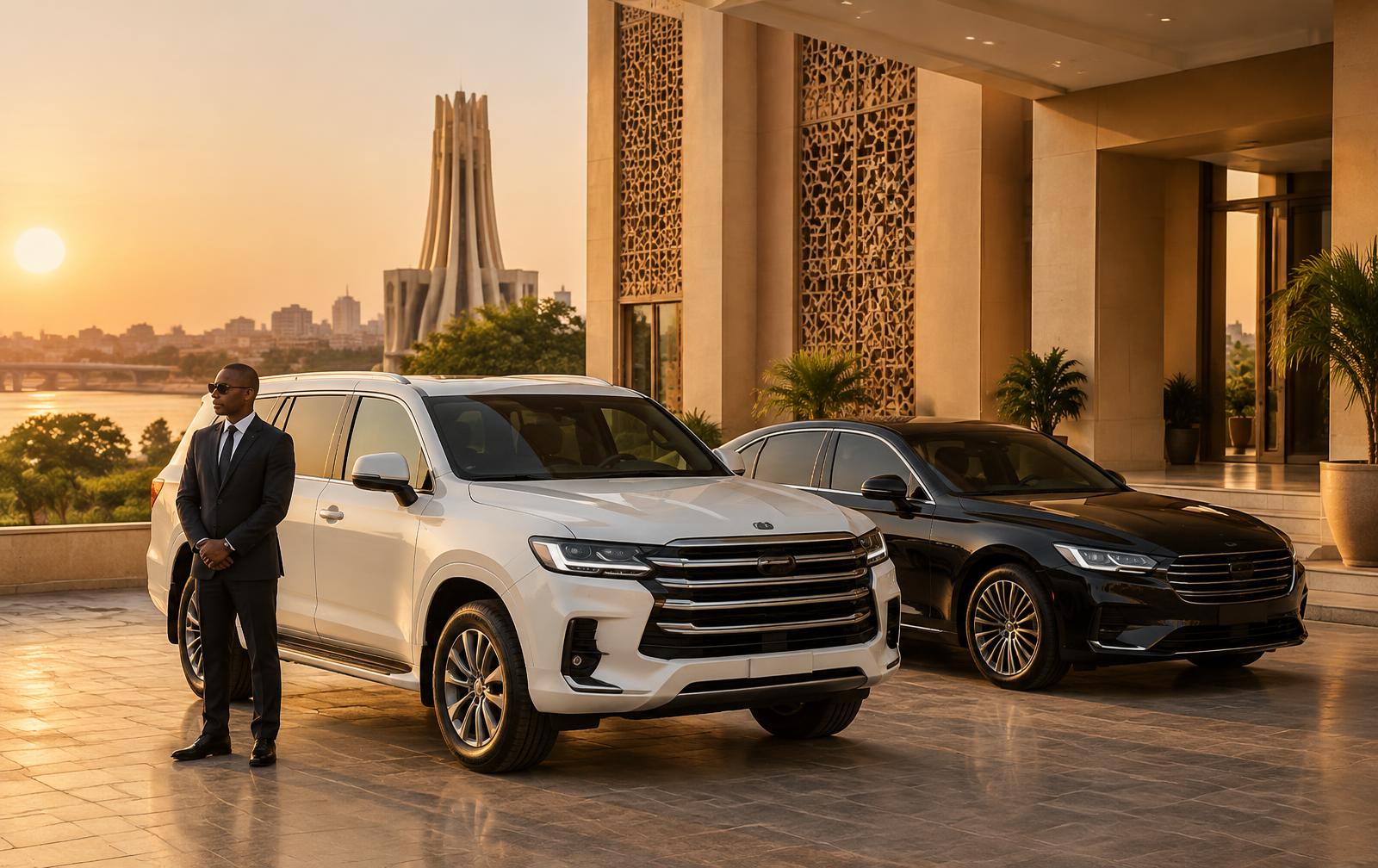 Véhicules avec chauffeur à Niamey